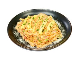 Cheese chicken koththu