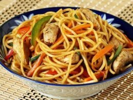 Chicken noodles